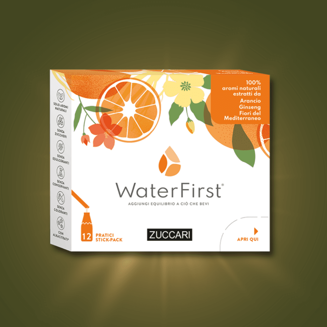 WaterFirst Arancio Ginseng Fiori del Mediterraneo 12 stk pk