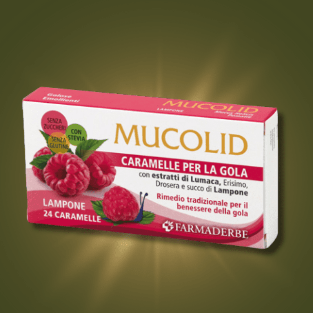 Mucolid Bronc 24 Caramelle Lumaca e Lampone