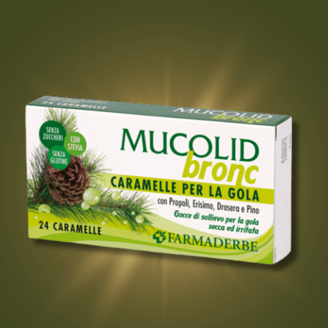 Mucolid Bronc 24 Caramelle Propoli e Pino